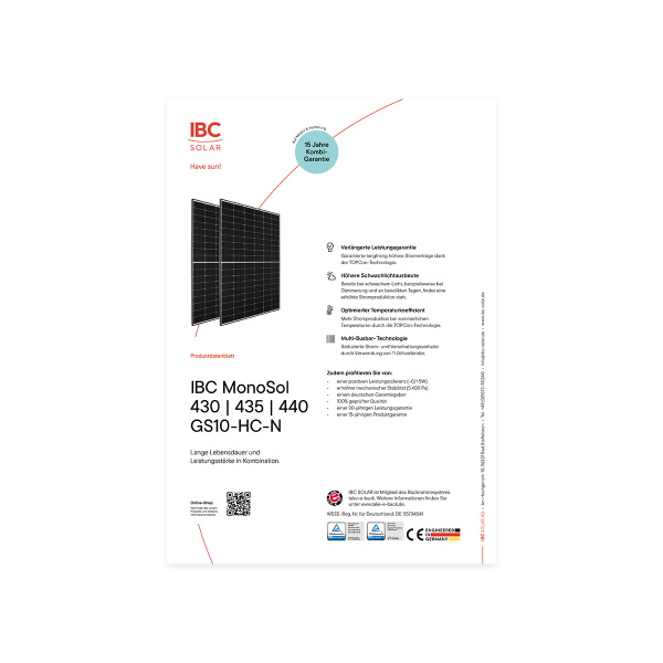 IBC MonoSol 425, 430, 435 GS10-HC-N